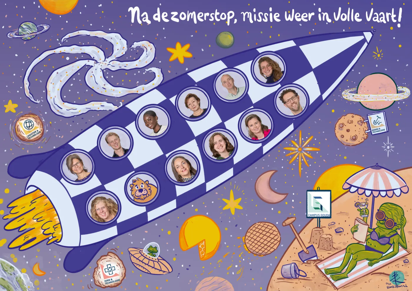 Zomerstop team campus Gouda